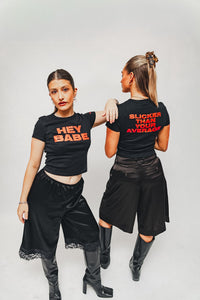 HEY BABE BABY TEE
